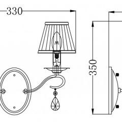 Бра Maytoni Brionia ARM172-02-G | фото 3