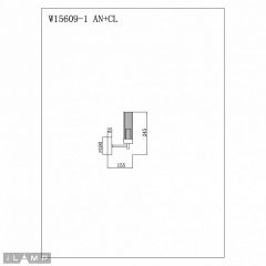 Бра iLamp Evolution W15609-1 AN+CL | фото 2