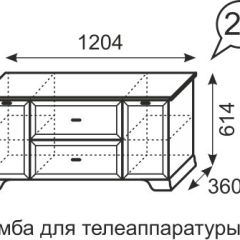 Тумба для телеаппаратуры Венеция 21 бодега | фото 2